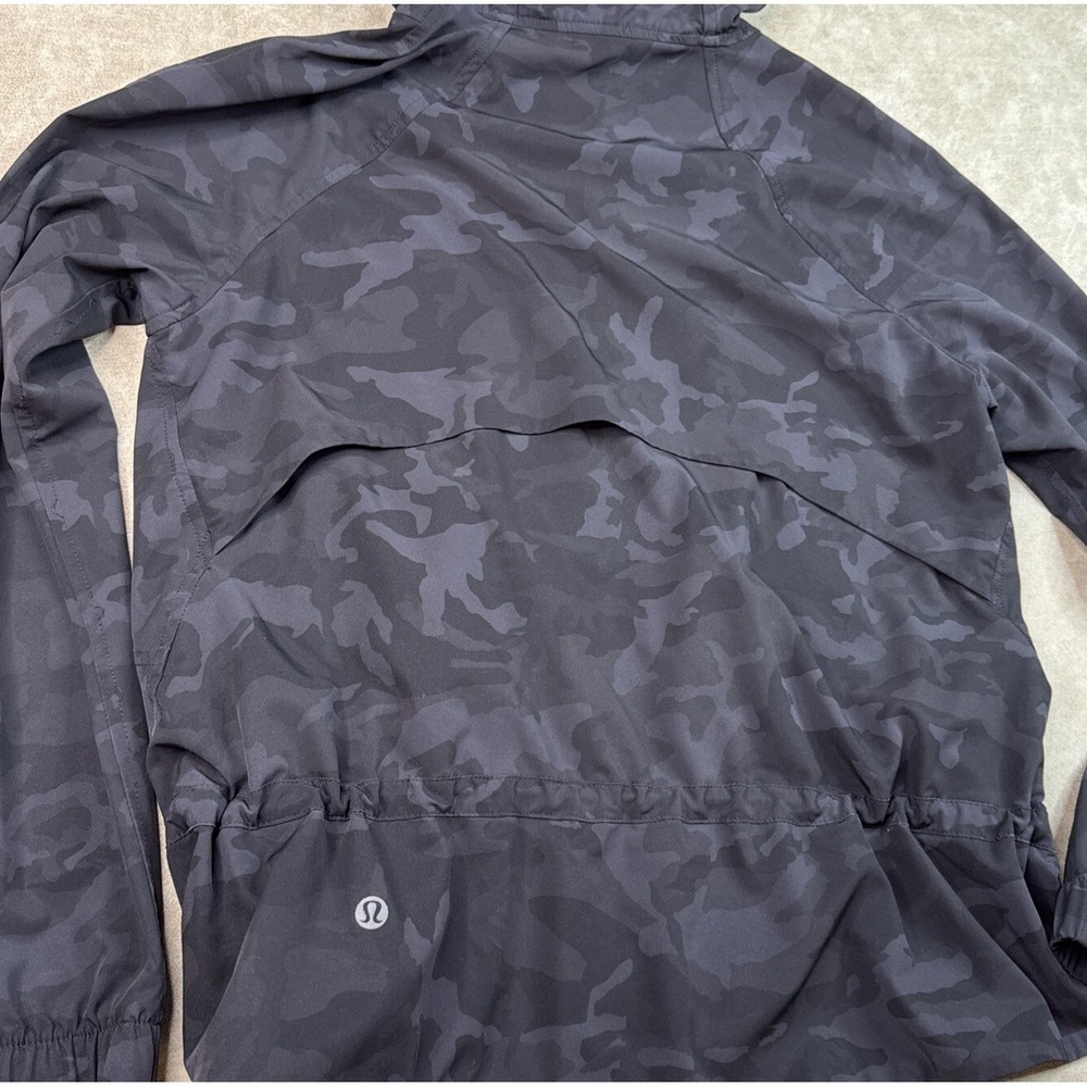 Lululemon Jacket Women Sz 4 Face Forward Incognito Camo Athletic LW4AVRS - Picture 7 of 10